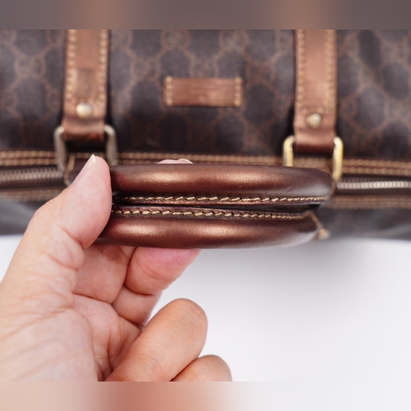 *SOLD* Gucci Monogram GG Boston Bag Bronze EUC! - Picture 9 of 14
